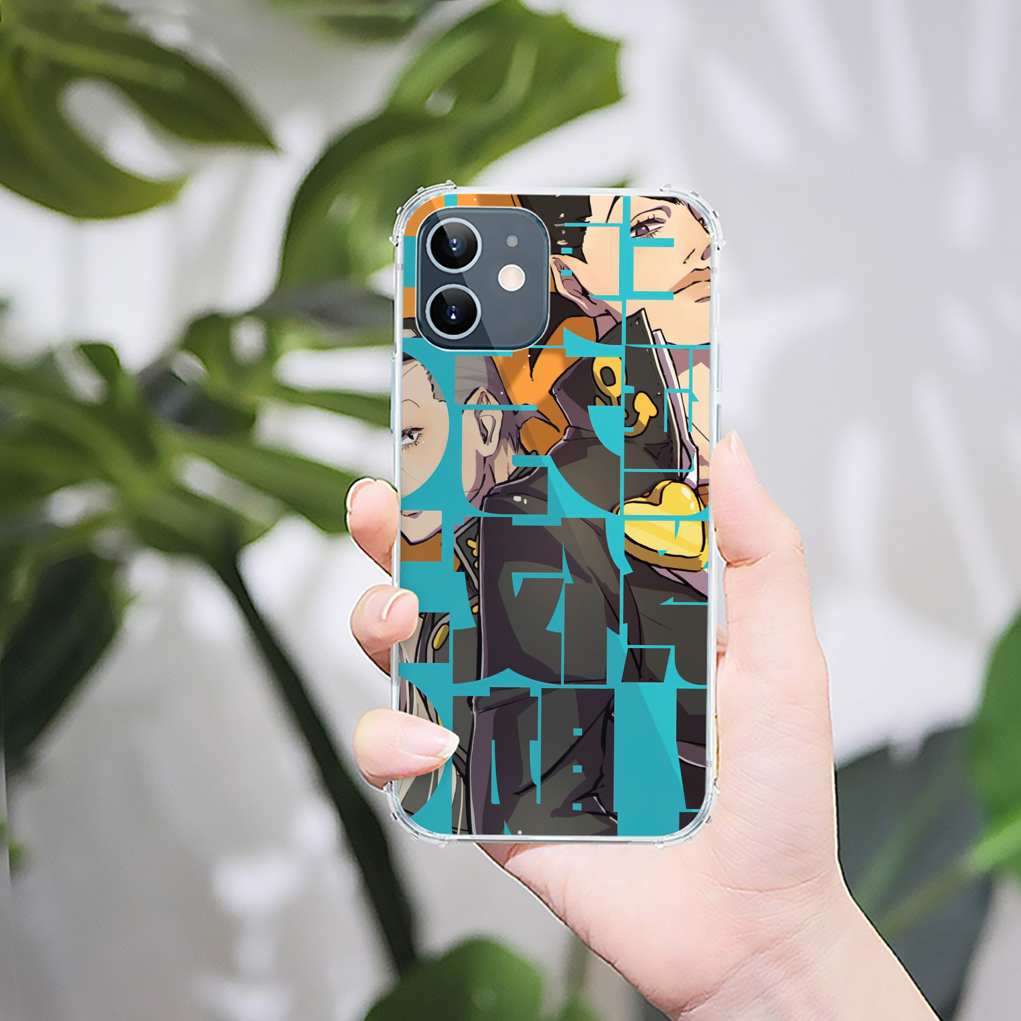 （画像用） ジョジョの奇妙な冒険 JoJo's Bizarre Adventure 【iPhone 12シリーズ対応】透明スマホケース（クリアソフトケース）
